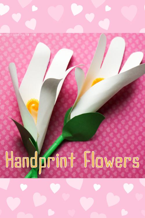 lily handprint craft