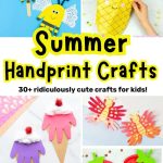 summer handprint crafts