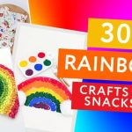 30 rainbow crafts and snacks for kids