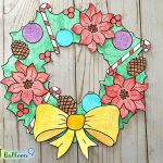 Christmas Wreath Paper Craft - The Craft Balloon