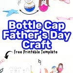 father's day bottle cap craft