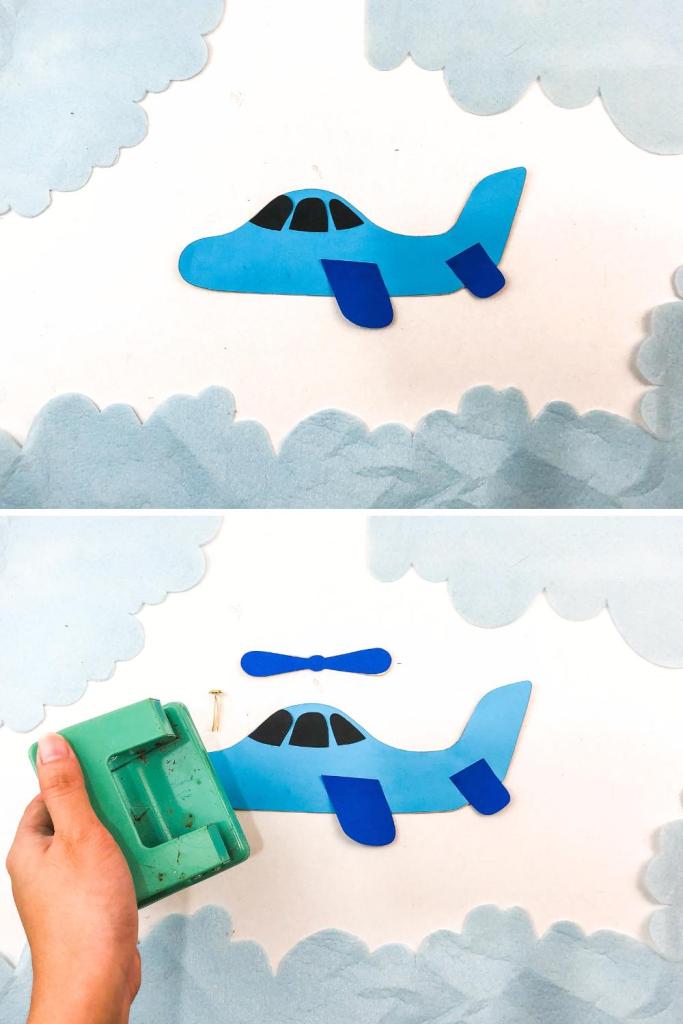 cardboard airplane craft