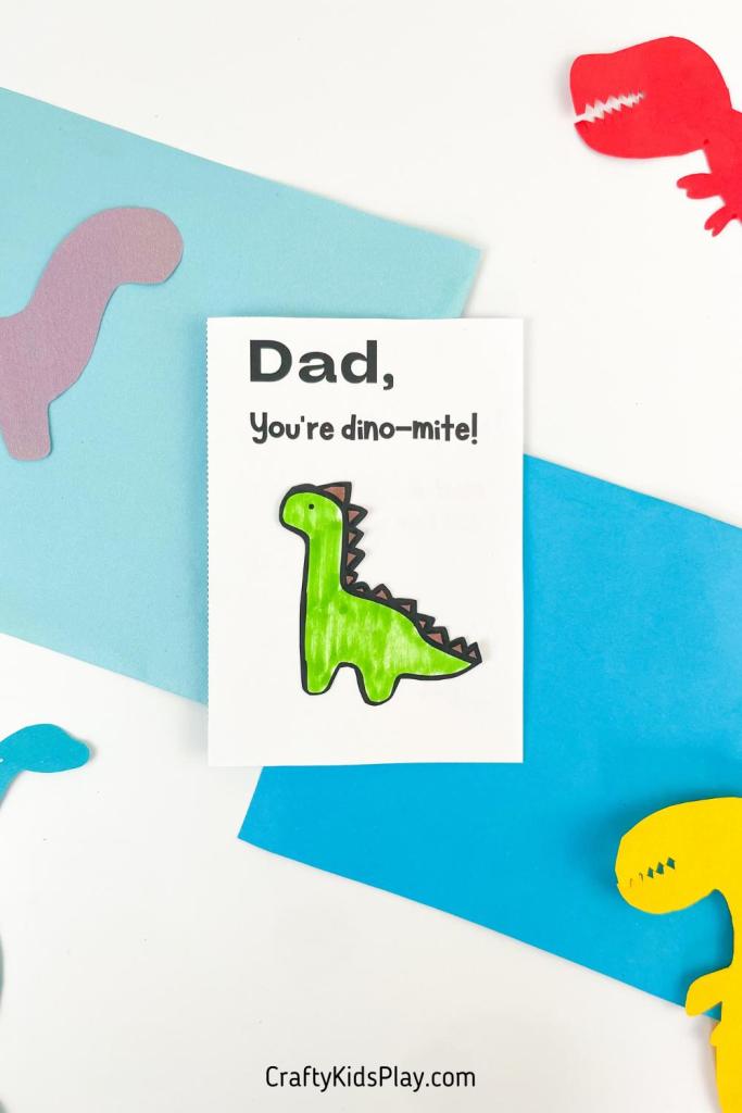 dino-mite dad card