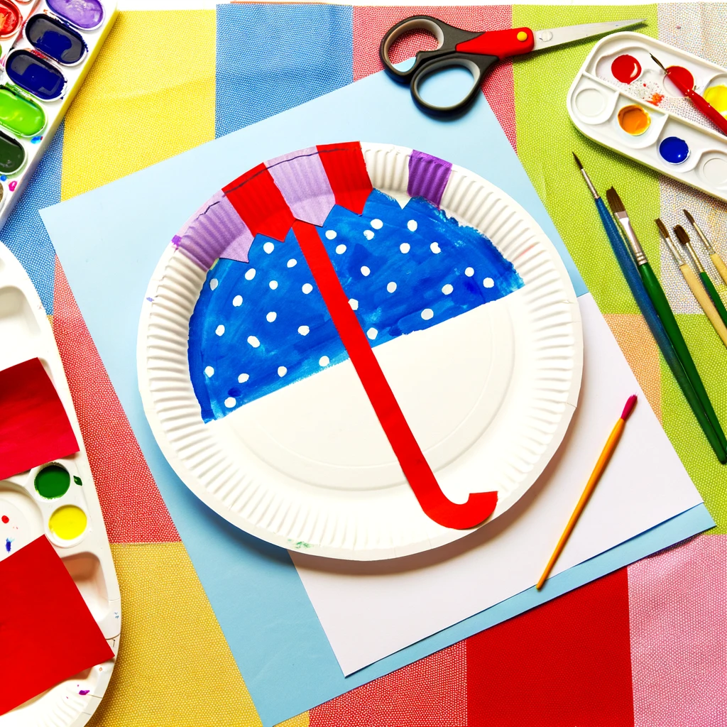 Umbrella crafts for preschoolers