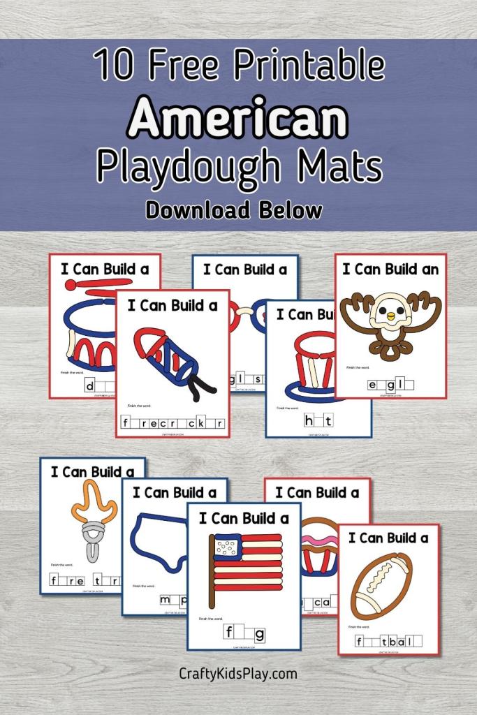 10 patriotic playdough mats download below