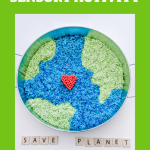 Earth Day sensory activity for kids