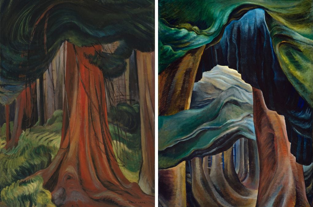 Emily Carr paintings.