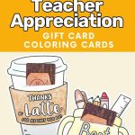 free printable gift card holder for teacher